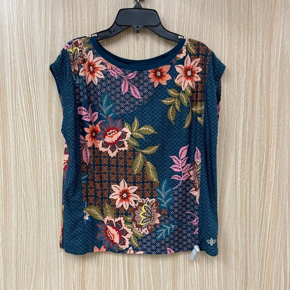 Johnny Was Green Print top size small - Picture 1 of 4